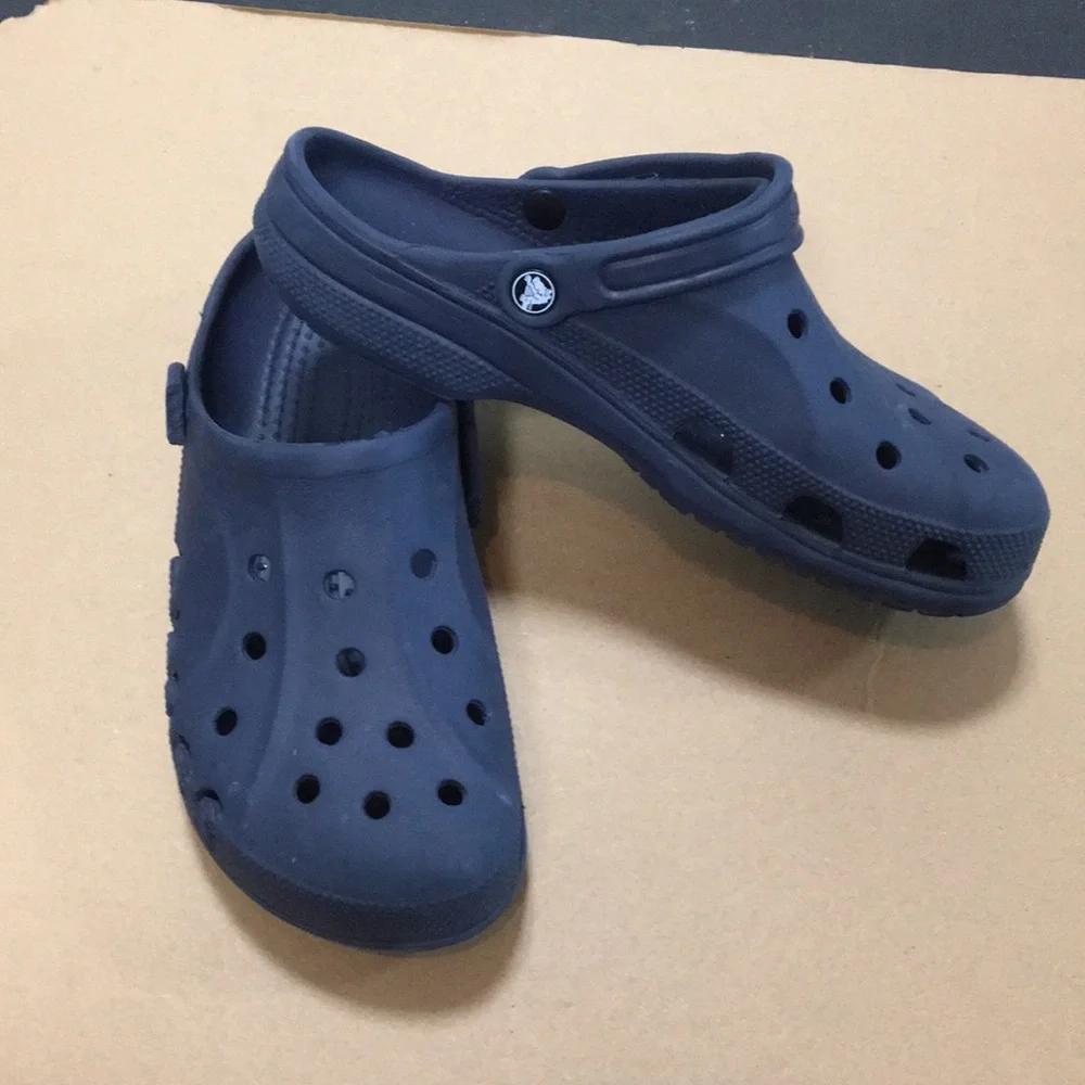 CROCS Slip On unisex Clog Shoe blue Size 10M 12W